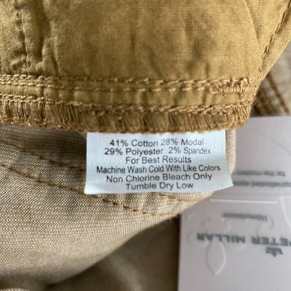 Peter Millar Corduroy Pants Size 4 Tan Cotton Blend Golf‎ Stretch NWT PT-2146 - Picture 7 of 7